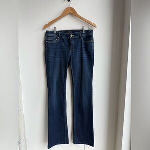 White House Black Market Women's Classic Blue Boot Leg Jeans Size 6R